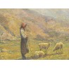 Paintings | Oil on canvas painting "Bergère et Moinat SA – Antiques and Decor"