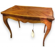 Table de salon Louis XV, en bois de rose