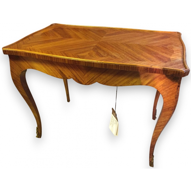 Table de salon Louis XV, en bois de rose