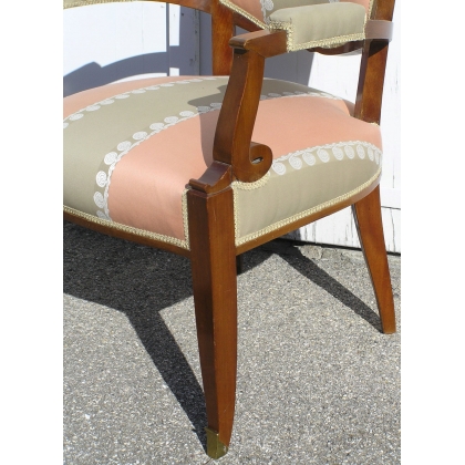 A pair of Art Deco armchairs by Jules LELEU, available from Moinat SA – Antiques and Decor