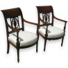 Pair of Directoire armchairs. From  Moinat SA  - Antiques and home décor