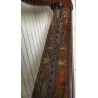 Carved wooden harp in the shape of a basket by Moinat SA – Antiques and home décor