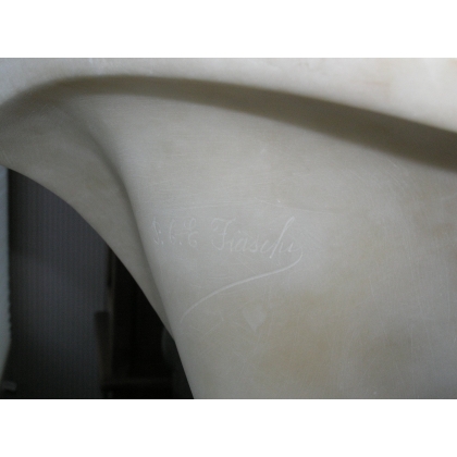  Sculpture "Buste à l'enfant", signée au sur  Moinat SA  - Antiquités décoration