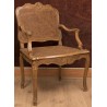 Pair of cane armchairs with cane seats and backs by  Moinat SA  - Antiques and interior design