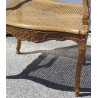 Pair of cane armchairs with cane seats and backs by  Moinat SA  - Antiques and interior design