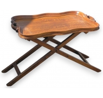 Butler tray, en acajou. Angleterre.