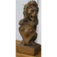 Paire de sculptures "Lions" sur socle,