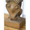  Paire de sculptures "Lions" sur socle, sur  Moinat SA  - Antiquités décoration