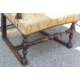 Fauteuil Louis XIII avec entretoise, en