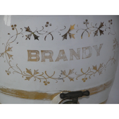 "Brandy" barrel, made of stoneware. England. Available from  Moinat SA  - Antiques and home décor