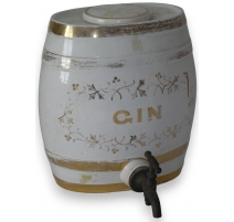 Tonneau "Gin", en grès. Angleterre.