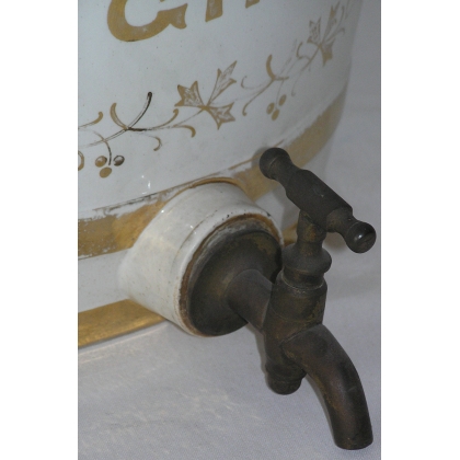 "Gin" barrel, made of stoneware. England. at  Moinat SA  - Antiques and home décor