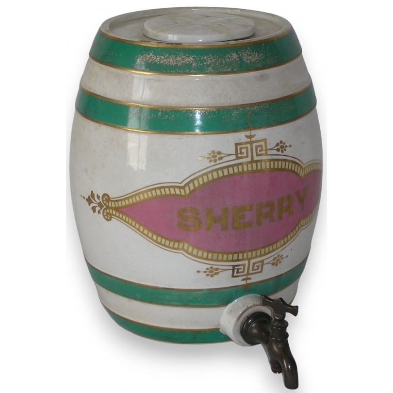Tonneau "Sherry", en grès. Angleterre.