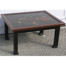  Paire de tables basses, en laque. Avec sur  Moinat SA  - Antiquités décoration