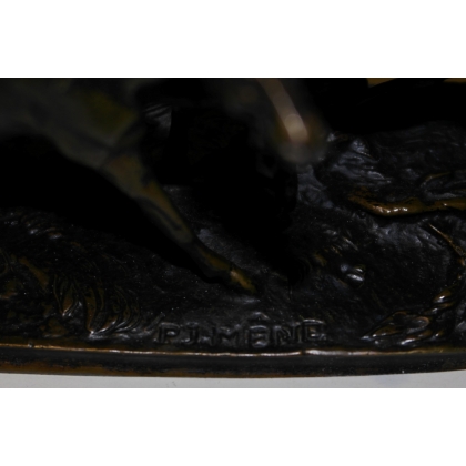  Reproduction du petit bronze Accolade sur  Moinat SA  - Antiquités décoration