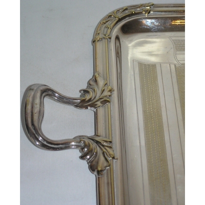 Rectangular metal tray from  Moinat SA  - Antiques and home décor