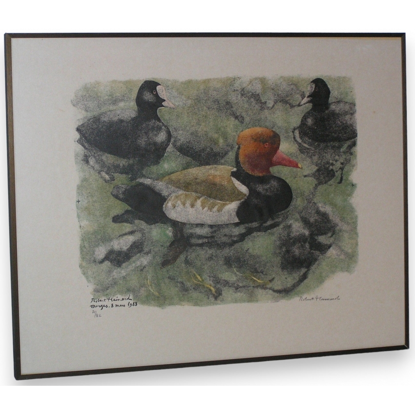 Engraving on "Nette rousse" paper, by Moinat SA – Antiques and decorative items – Engravings, lithographs