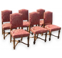 Ensemble de 6 chaises, en chêne