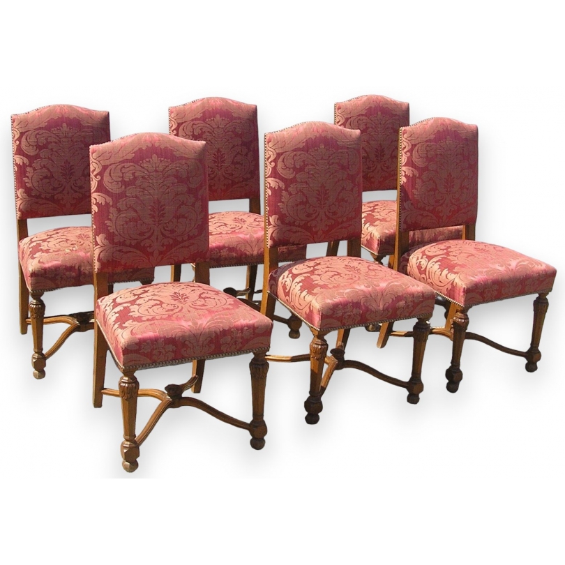 Ensemble de 6 chaises, en chêne