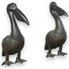  Paire de sculptures "Pelicans", en sur  Moinat SA  - Antiquités décoration