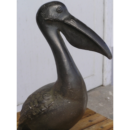  Paire de sculptures "Pelicans", en sur  Moinat SA  - Antiquités décoration