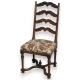 Chaise Louis XIII, en noyer. Avec