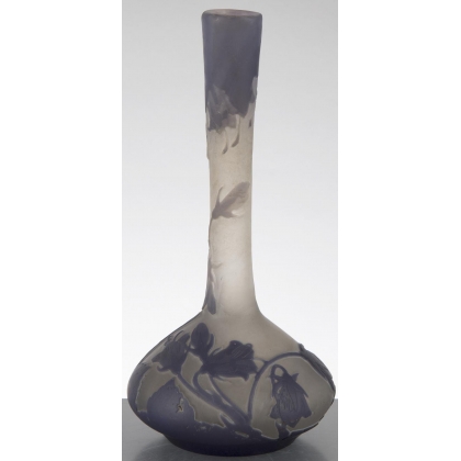 Vase soliflore signé GALLÉ