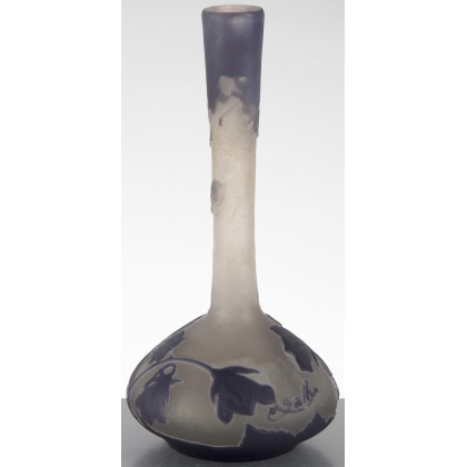Vase soliflore signé GALLÉ