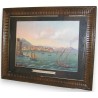 Gouache "Vue de Naples".  sur Moinat SA  - Antiquités décoration -  Gouaches, Aquarelles, Pastels