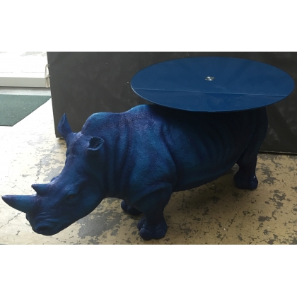 "Rhinoceros" resin coffee table at Moinat SA – Antiques and home décor