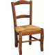 Chaise pour enfant paillée "Prestige"