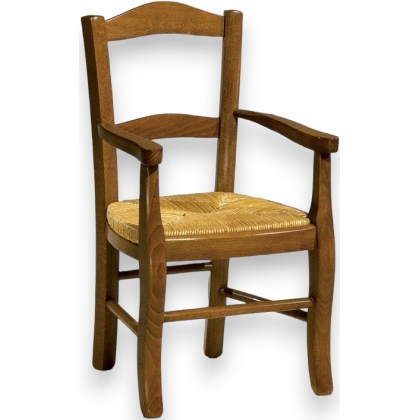 Fauteuil pour enfant paillé \"Prestige\"