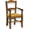 Fauteuil pour enfant paillé \"Prestige\"