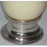 Ostrich egg on a metal plinth at  Moinat SA  - Antiques and home décor