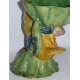 Paire de sculptures "Canards et fleurs