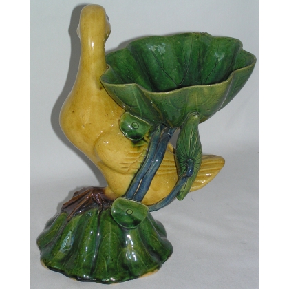 Pair of sculptures entitled ‘Ducks and Flowers’ by Moinat SA – Antiques and Decor
