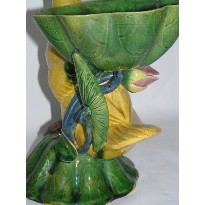 Pair of sculptures entitled ‘Ducks and Flowers’ by Moinat SA – Antiques and Decor