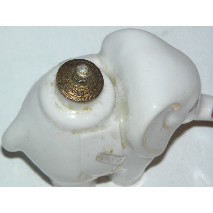 "Elephant" incense burner, signed on the underside as  Moinat SA  - Antiques and home décor