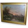 Tableau \"Paysage\" signé J. BAIN