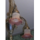 Napoleon III chandelier, 3 flames.