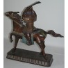 Bronze cloisonné \"Samouraï à cheval\"