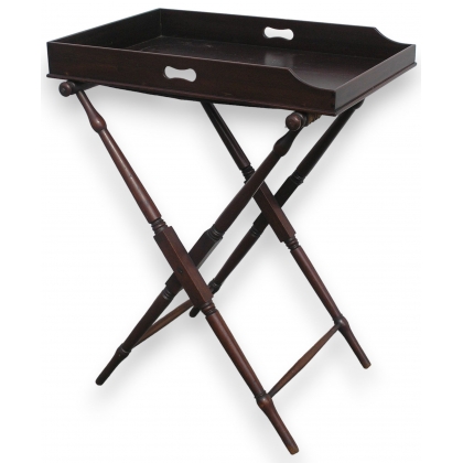 Butler tray, en acajou. Angleterre.