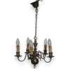 5-light brass chandelier. Available from  Moinat SA  - Antiques and home décor