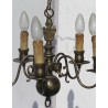 5-light brass chandelier. Available from  Moinat SA  - Antiques and home décor