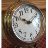 Round aluminium desk clock at  Moinat SA  - Antiques and home décor