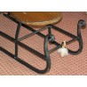 Wooden-seated sledge with frame at Moinat SA – Antiques and home décor