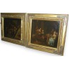 Paintings | Pair of oil-on-canvas paintings by HOREMANS Moinat SA  - Antiques and home décor