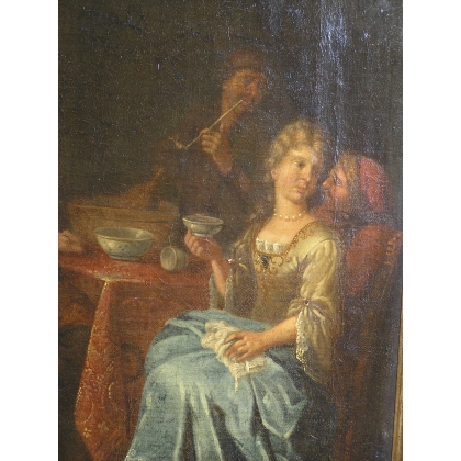 Paintings | Pair of oil-on-canvas paintings by HOREMANS Moinat SA  - Antiques and home décor