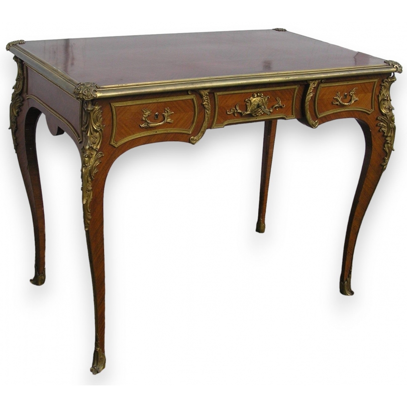 Bureau style Louis XV double face avec