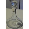 Crystal decanter with metal base  Moinat SA  - Antiques and home décor